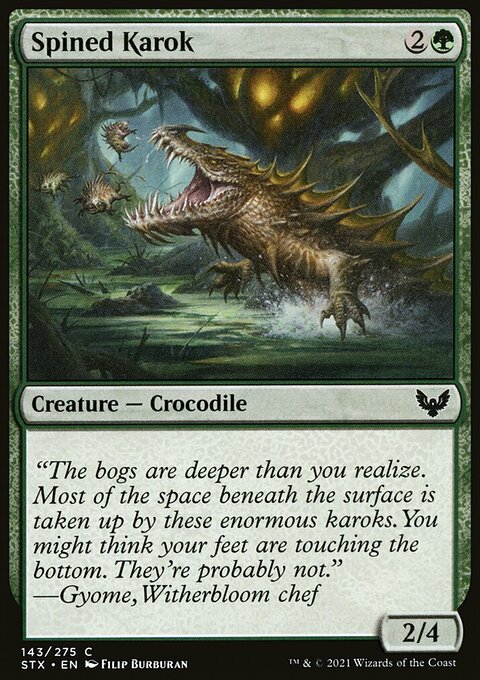 Spined Karok [Strixhaven: School of Mages]