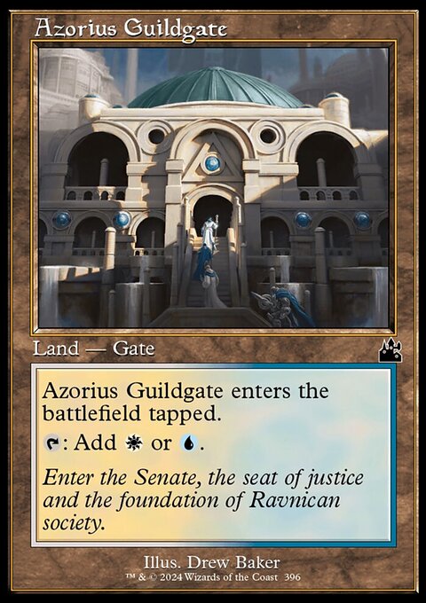 Azorius Guildgate (Retro Frame) [Ravnica Remastered]