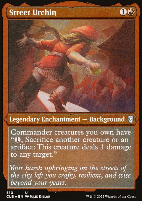 Street Urchin (Foil Etched) [Commander Legends: Battle for Baldur's Gate]