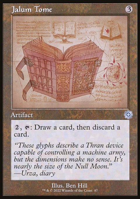 Jalum Tome (Retro Schematic) (Serialized) [The Brothers' War Retro Artifacts]