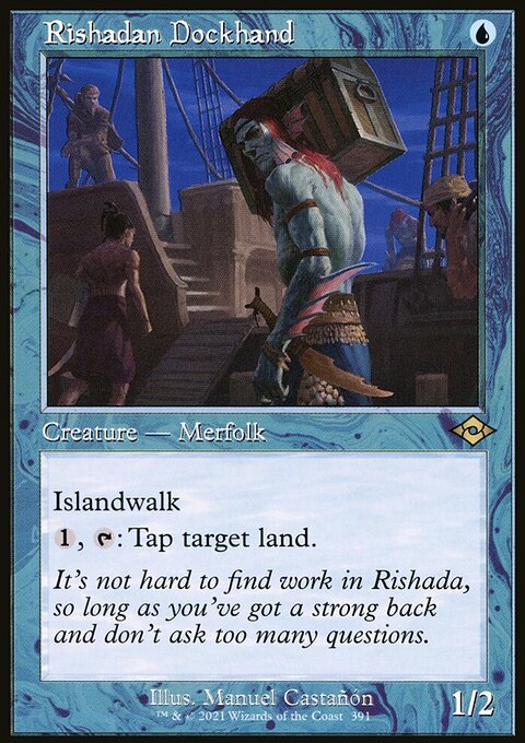 Rishadan Dockhand (Retro Foil Etched) [Modern Horizons 2]