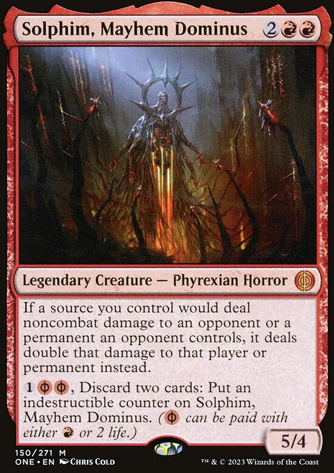Solphim, Mayhem Dominus [Phyrexia: All Will Be One]