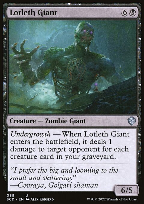 Lotleth Giant [Starter Commander Decks]