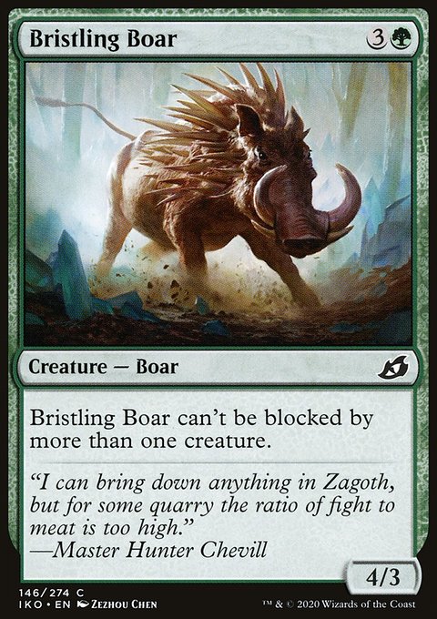 Bristling Boar [Ikoria: Lair of Behemoths]
