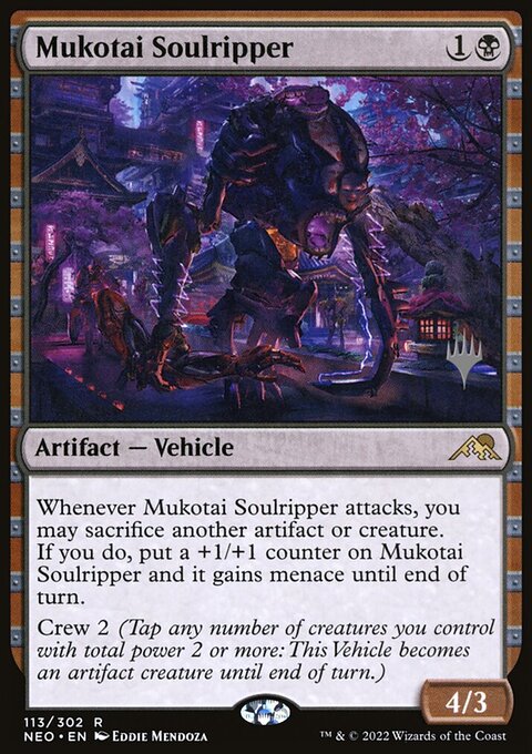 Mukotai Soulripper [Kamigawa: Neon Dynasty Prerelease Promos]