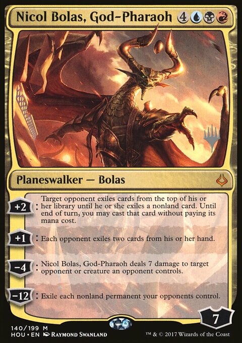 Nicol Bolas, God-Pharaoh (Promo Pack) [Hour of Devastation Promos]