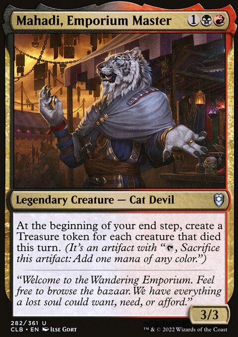Mahadi, Emporium Master [Commander Legends: Battle for Baldur's Gate]