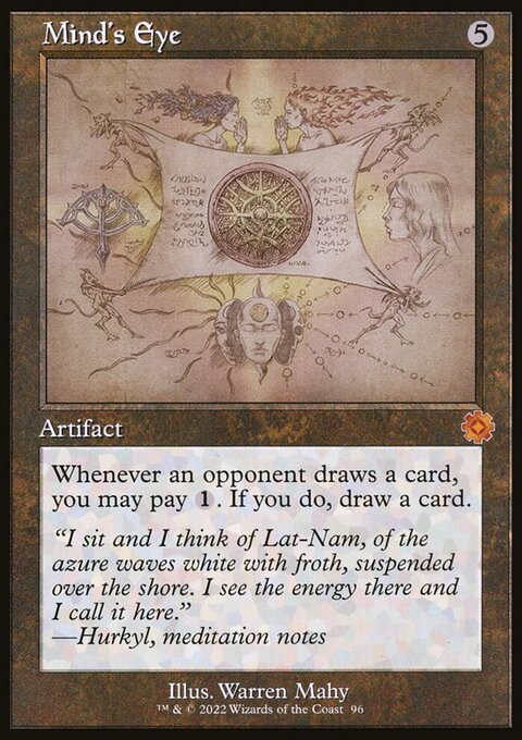 Mind's Eye (Retro Schematic) (Serialized) [The Brothers' War Retro Artifacts]