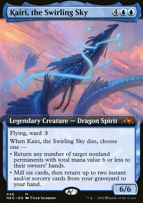 Kairi, the Swirling Sky (Extended Art) [Kamigawa: Neon Dynasty]