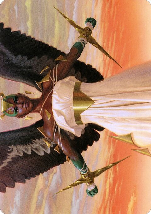 Glorious Enforcer Art Card (Gold-Stamped Signature) [Modern Horizons 2 Art Series]