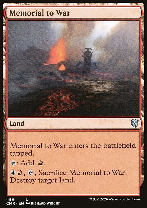 Memorial to War [Commander Legends]