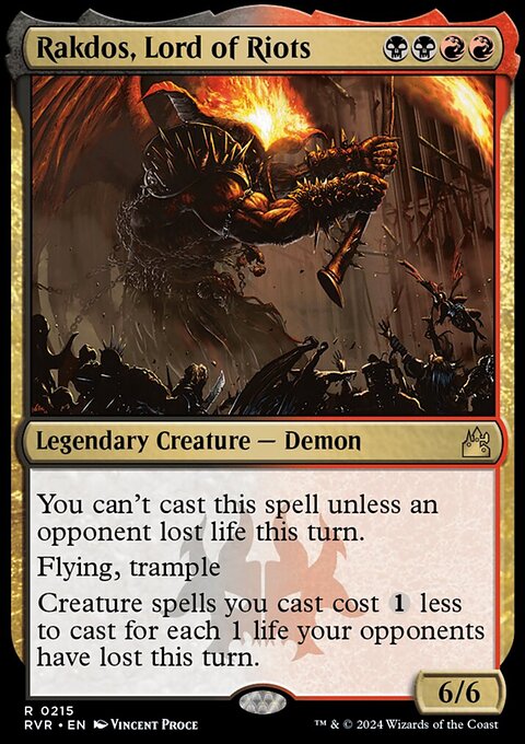 Rakdos, Lord of Riots [Ravnica Remastered]