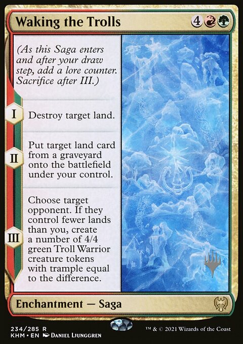 Waking the Trolls (Promo Pack) [Kaldheim Promos]