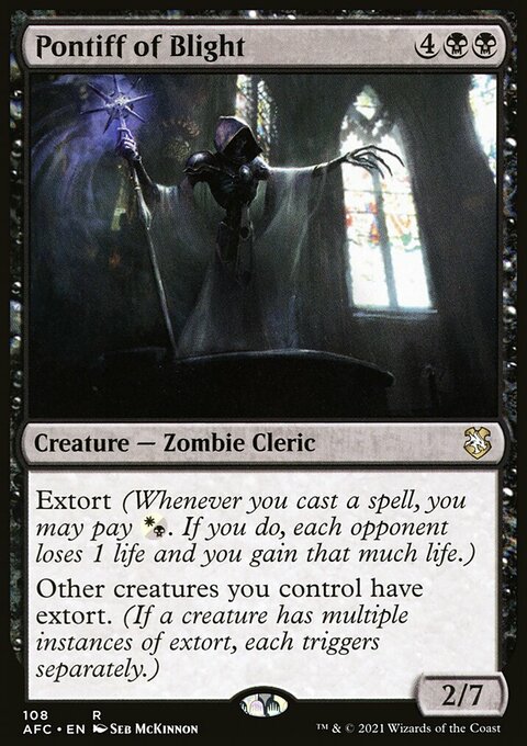 Pontiff of Blight [Dungeons & Dragons: Adventures in the Forgotten Realms Commander]