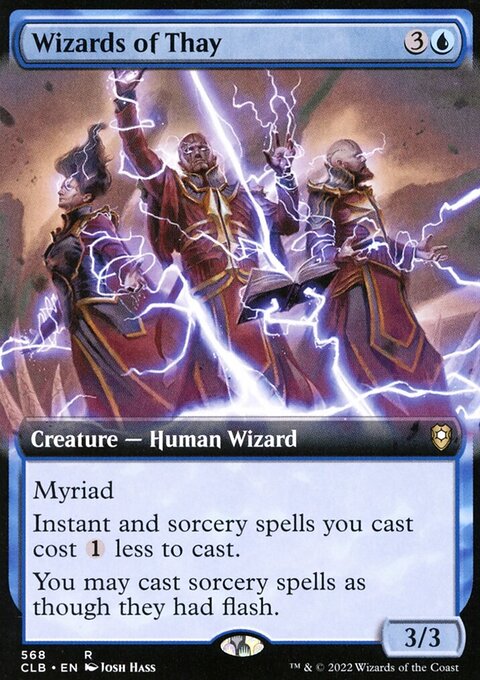Wizards of Thay (Extended Art) [Commander Legends: Battle for Baldur's Gate]