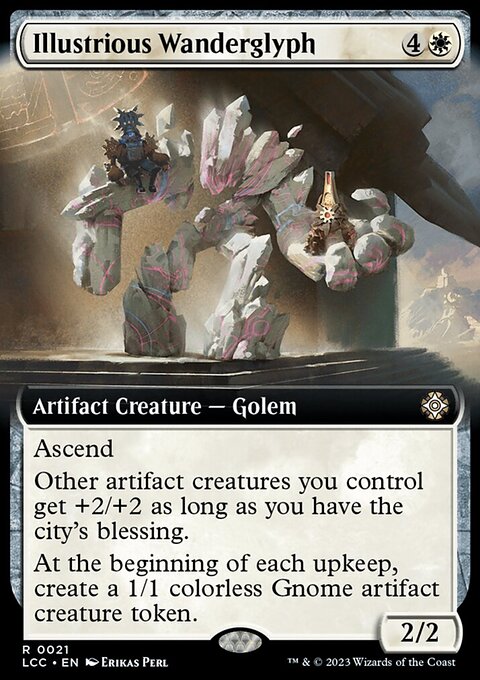 Illustrious Wanderglyph (Extended Art) [The Lost Caverns of Ixalan Commander]