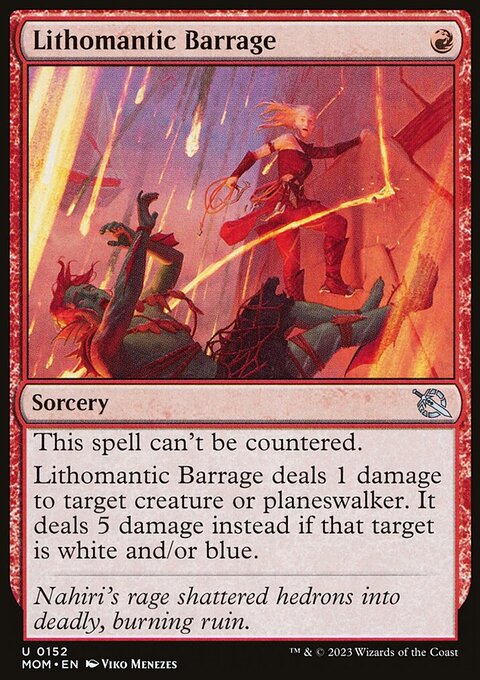 Lithomantic Barrage [March of the Machine]