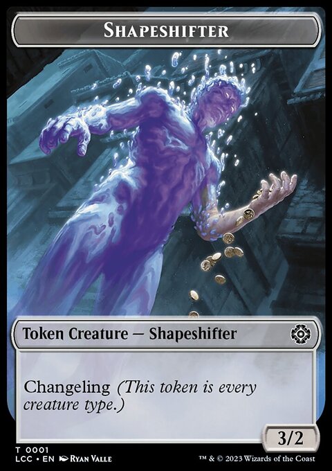 Copy // Dinosaur Double-Sided Token [The Lost Caverns of Ixalan Commander Tokens]