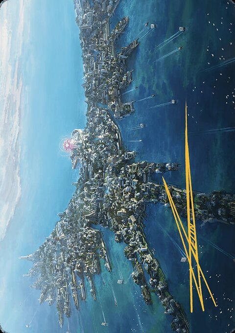 Restless Anchorage Art Card [The Lost Caverns of Ixalan Art Series]