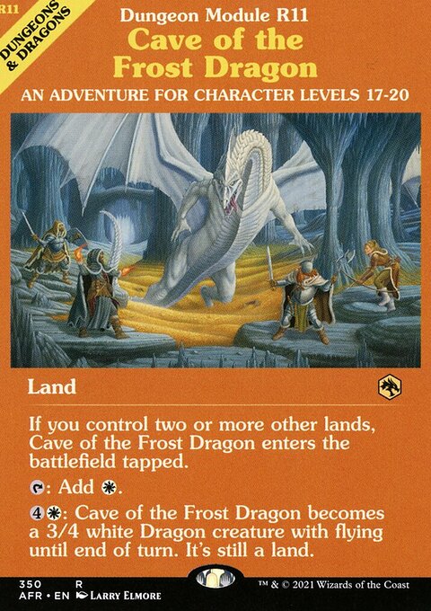 Cave of the Frost Dragon (Dungeon Module) [Dungeons & Dragons: Adventures in the Forgotten Realms]