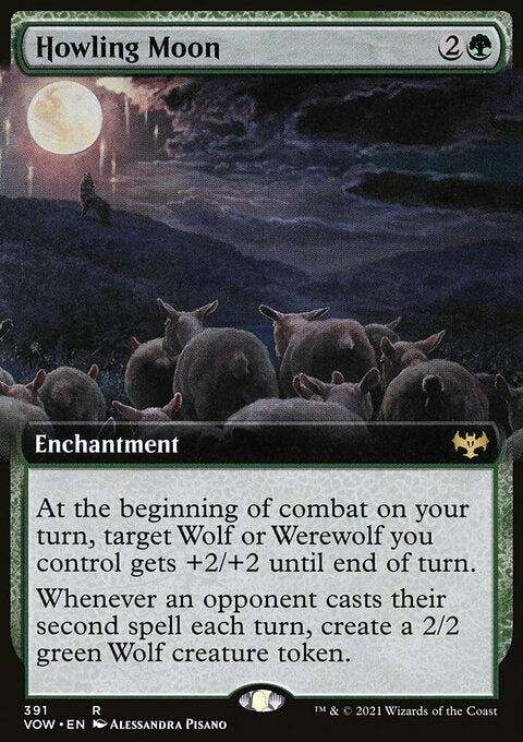 Howling Moon (Extended Art) [Innistrad: Crimson Vow]