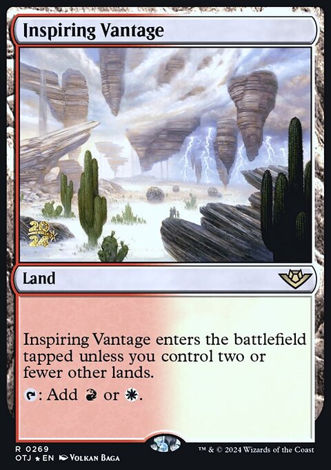 Inspiring Vantage (OTJ) [Outlaws of Thunder Junction Prerelease Promos]