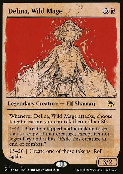 Delina, Wild Mage (Showcase) [Dungeons & Dragons: Adventures in the Forgotten Realms]