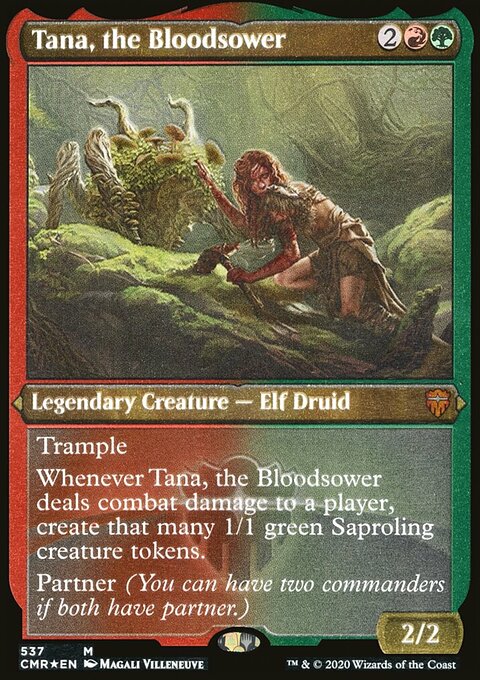 Tana, the Bloodsower (Etched) [Commander Legends]