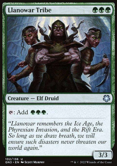 Llanowar Tribe [Game Night: Free-for-All]