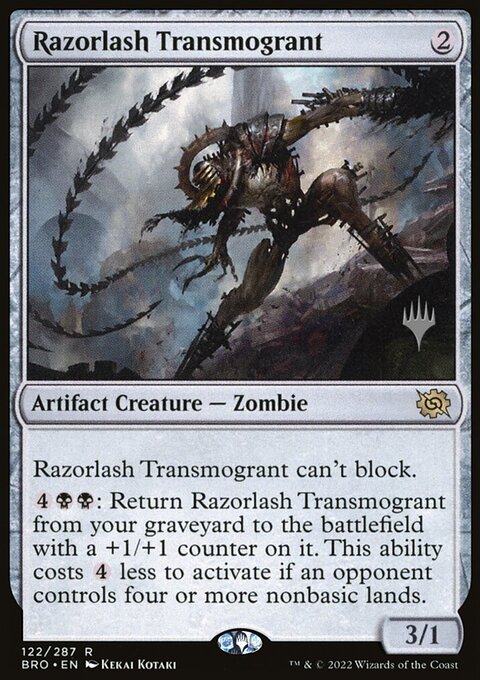 Razorlash Transmogrant [The Brothers' War Prerelease Promos]