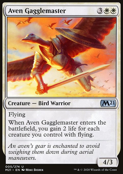 Aven Gagglemaster [Core Set 2021]