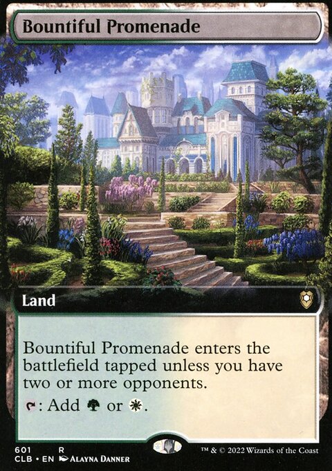 Bountiful Promenade (Extended Art) [Commander Legends: Battle for Baldur's Gate]