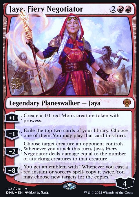 Jaya, Fiery Negotiator [Dominaria United Prerelease Promos]