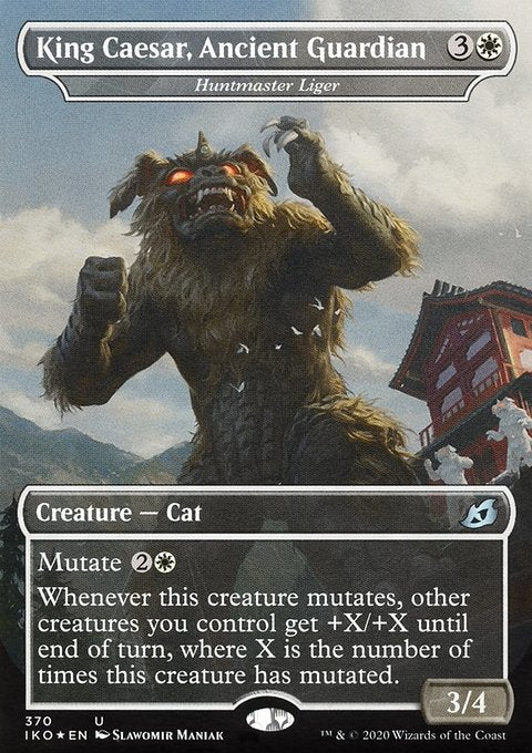 Huntmaster Liger - King Caesar, Ancient Guardian (Godzilla Series) [Ikoria: Lair of Behemoths]