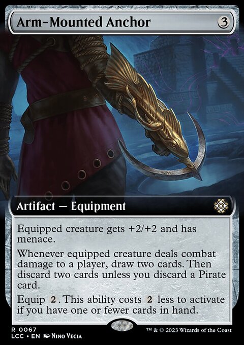 Arm-Mounted Anchor (Extended Art) [The Lost Caverns of Ixalan Commander]