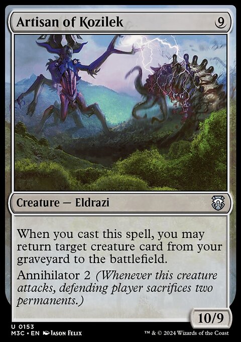Artisan of Kozilek (Ripple Foil) [Modern Horizons 3 Commander]