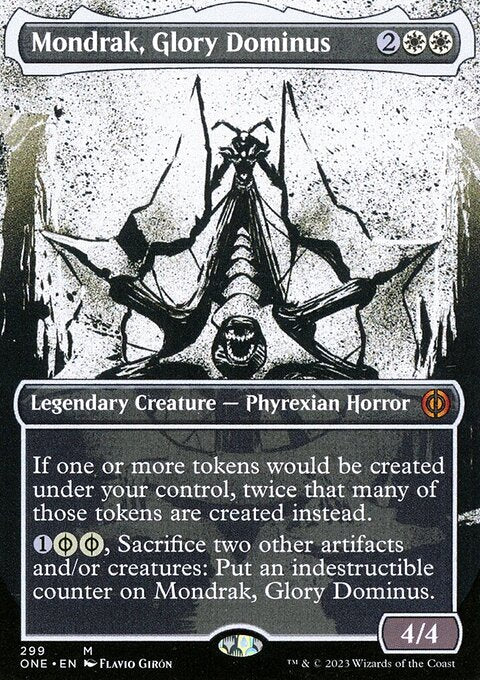 Mondrak, Glory Dominus (Borderless Ichor) [Phyrexia: All Will Be One]