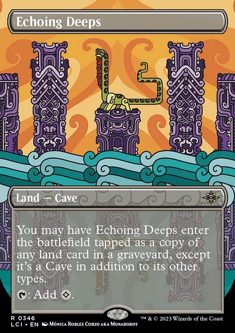 Echoing Deeps (Borderless) [The Lost Caverns of Ixalan]