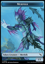 Thopter (0020) // Merfolk Double-Sided Token [Murders at Karlov Manor Tokens]