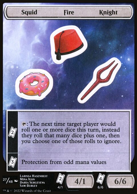 Squid Fire Knight [Unfinity Stickers]