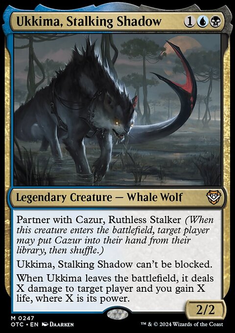 Ukkima, Stalking Shadow [Outlaws of Thunder Junction Commander]