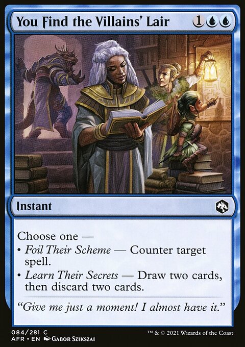 You Find the Villains' Lair [Dungeons & Dragons: Adventures in the Forgotten Realms]