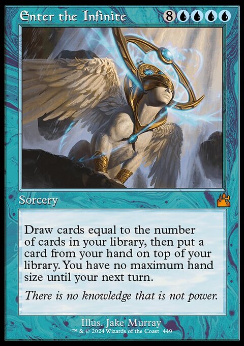Enter the Infinite (Retro Frame) [Ravnica Remastered]