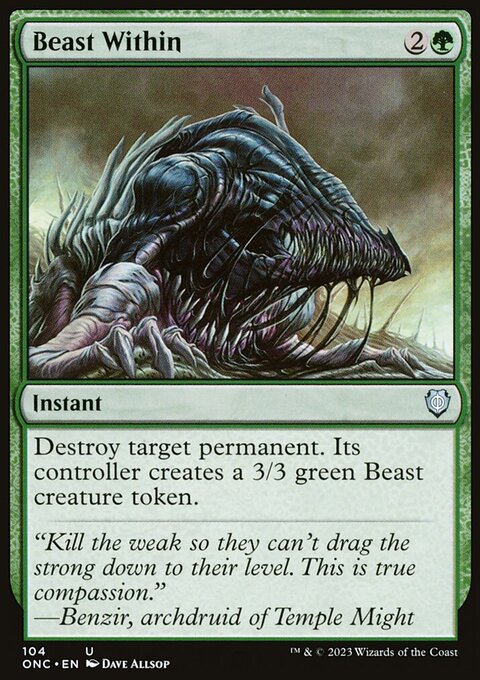 Beast Within [Phyrexia: All Will Be One Commander]