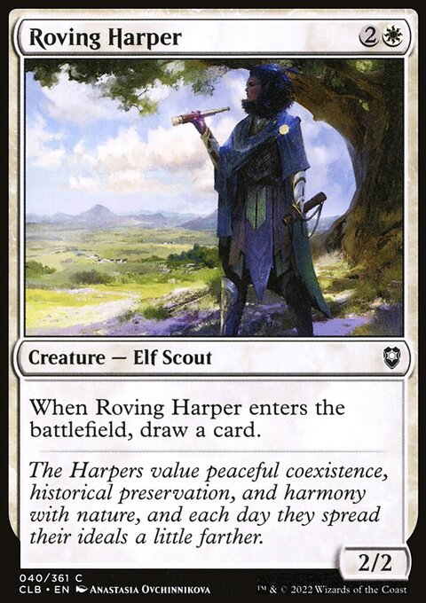 Roving Harper [Commander Legends: Battle for Baldur's Gate]