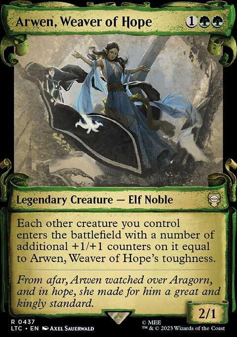 Arwen, Weaver of Hope [The Lord of the Rings: Tales of Middle-Earth Commander Showcase Scrolls]
