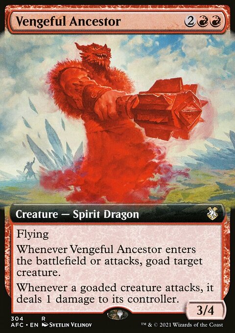 Vengeful Ancestor (Extended Art) [Dungeons & Dragons: Adventures in the Forgotten Realms Commander]