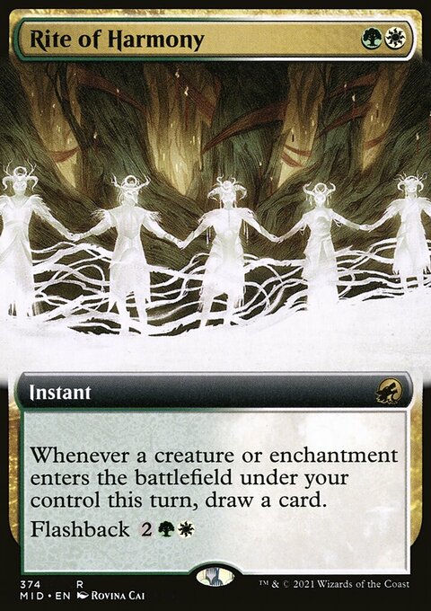 Rite of Harmony (Extended Art) [Innistrad: Midnight Hunt]