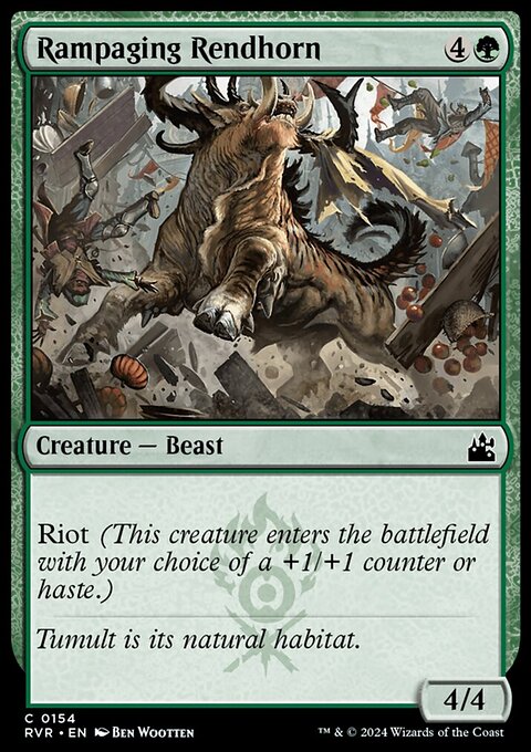 Rampaging Rendhorn [Ravnica Remastered]