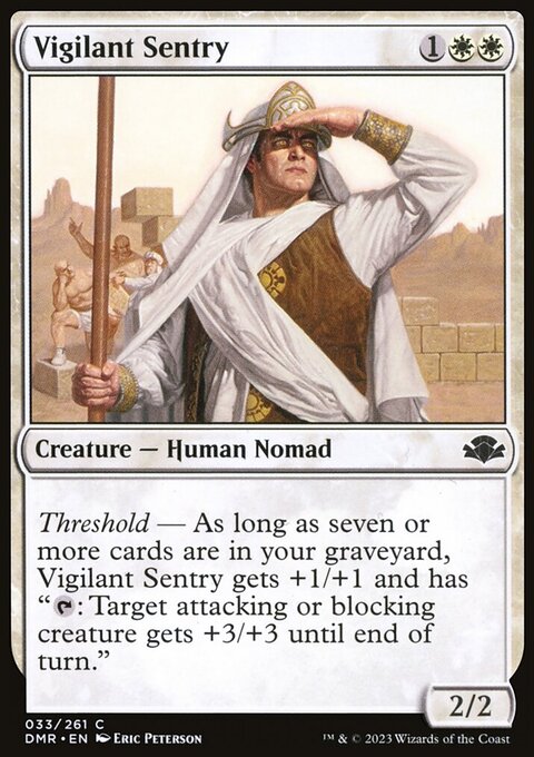 Vigilant Sentry [Dominaria Remastered]